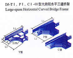 dj-tI、pI、cI-03型大跨距水平三通橋架